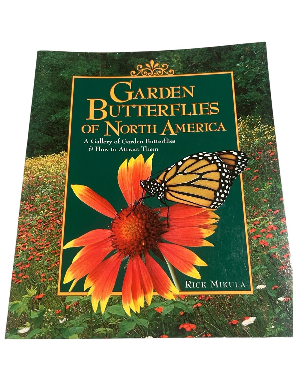Garden Butterflies of North America gallery guide book collectible 1997 vintage